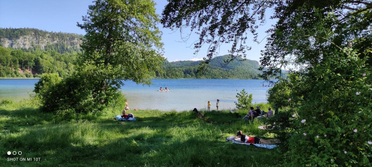 Le Jura En Toutes Saisons Piscine, Spa, Location Vtt, Balades 2Cv, Climatisation Bonlieu エクステリア 写真
