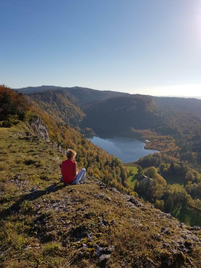 Le Jura En Toutes Saisons Piscine, Spa, Location Vtt, Balades 2Cv, Climatisation Bonlieu エクステリア 写真
